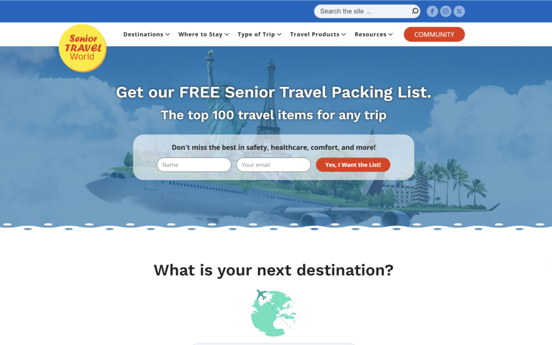Senior Travel World